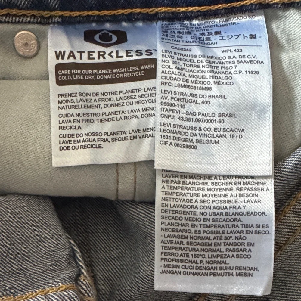 Levi's Classic Straight Denim Jeans 36x34
